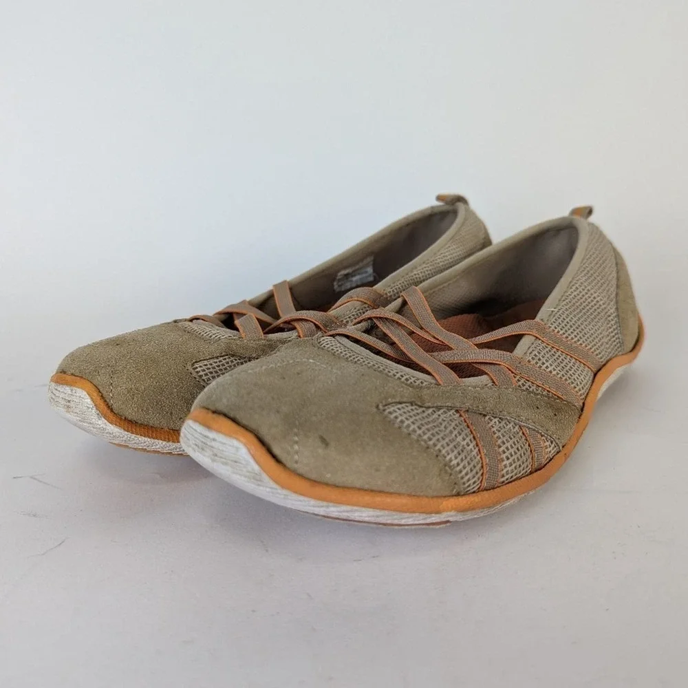 Dr. Scholl's Elsie Tan/Orange Slip Ons- 9